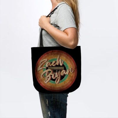 Zach Bryan Vintage Circle Art Tote Official Zach Bryan Merch