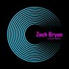 Limitied Edition Zach Bryan Logo Vinyl Record Throw Pillow Official Zach Bryan Merch