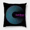 Limitied Edition Zach Bryan Logo Vinyl Record Throw Pillow Official Zach Bryan Merch