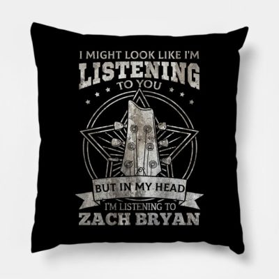 Zach Bryan Throw Pillow Official Zach Bryan Merch