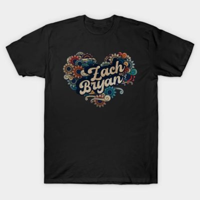 Zach Bryan Vignette Vintage Color T-Shirt Official Zach Bryan Merch