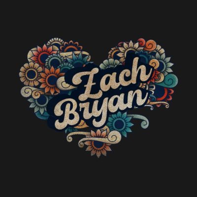 Zach Bryan Vignette Vintage Color T-Shirt Official Zach Bryan Merch