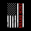 Graphic Zach Proud Name Us American Flag Birthday  Tote Official Zach Bryan Merch