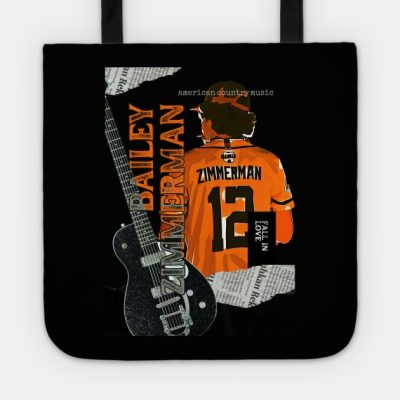 News Bailey Zimmerman Music Art Tote Official Zach Bryan Merch