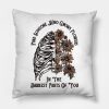 Find Someone Who Grows Flowers In The Darkest Part Throw Pillow Official Zach Bryan Merch