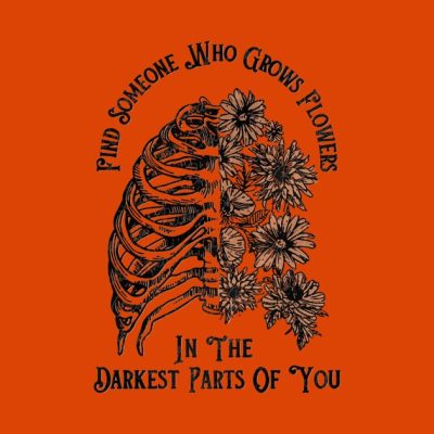 Find Someone Who Grows Flowers In The Darkest Part T-Shirt Official Zach Bryan Merch