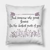 Find Someone Who Grows Flowers Throw Pillow Official Zach Bryan Merch