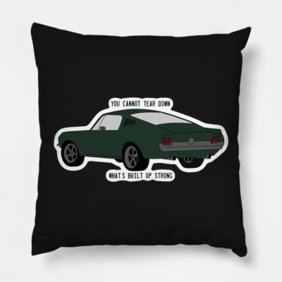 98 Fastback Zach Bryan Throw Pillow Official Zach Bryan Merch