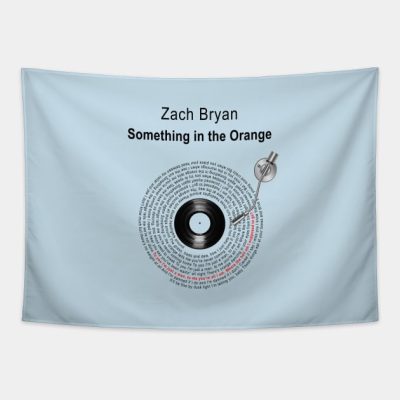 Something In The Orange Lyrics Illustrations Tapestry Official Zach Bryan Merch