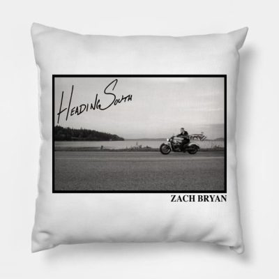 Zach Bryan Heading South Throw Pillow Official Zach Bryan Merch