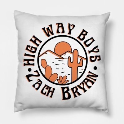 Zach Bryan Throw Pillow Official Zach Bryan Merch