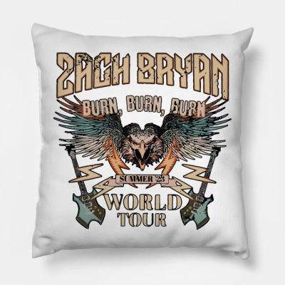 Zach Bryan Throw Pillow Official Zach Bryan Merch