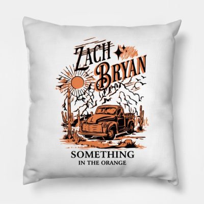 Zach Bryan Throw Pillow Official Zach Bryan Merch