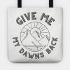 Zach Bryan Dawns Tote Official Zach Bryan Merch