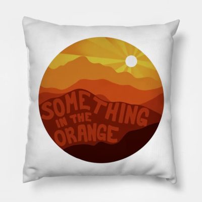 Zach Bryan Orange Throw Pillow Official Zach Bryan Merch