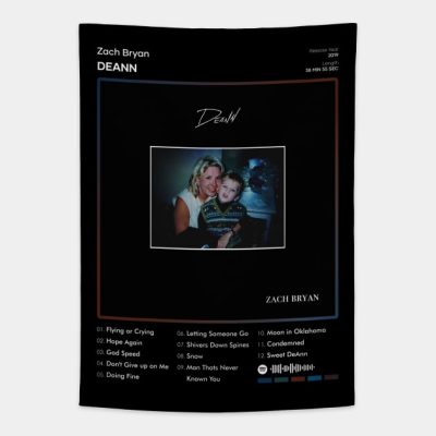 Zach Bryan Deann Tracklist Album Tapestry Official Zach Bryan Merch