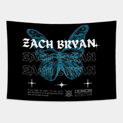 Zach Bryan Butterfly Tapestry Official Zach Bryan Merch