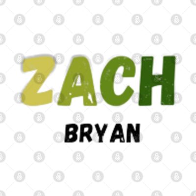 Zach Bryan Throw Pillow Official Zach Bryan Merch