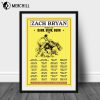 Burn Burn Burn Tour Zach Bryan Poster Gifts for Country Music Lovers 4 - Zach Bryan Merch