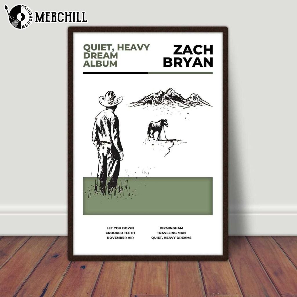 Quiet Heavy Dream Album Zach Bryan Gift 2 - Zach Bryan Merch