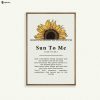 Zach Bryan Poster Sun to Me Lyrics 4 - Zach Bryan Merch