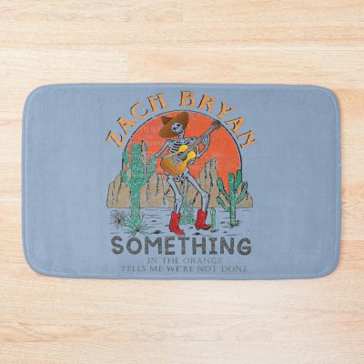 Zach Bryan Something In The Orange Bath Mat Official Zach Bryan Merch