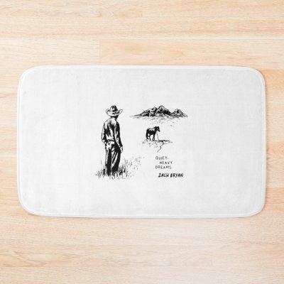 Zach Bryan Quiet, Heavy Dreams, Zach Bryan, Sun To Me Zach Bryan, Sun To Me Bath Mat Official Zach Bryan Merch