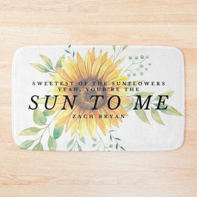 Sun To Me Bath Mat Official Zach Bryan Merch