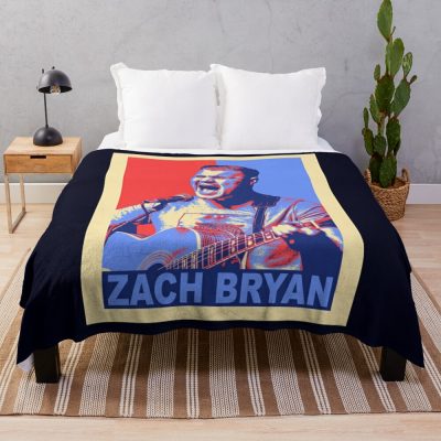 Zach Bryan Throw Blanket Official Zach Bryan Merch