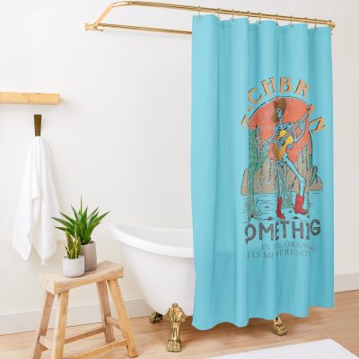 Zach Bryan Something In The Orange Shower Curtain Official Zach Bryan Merch