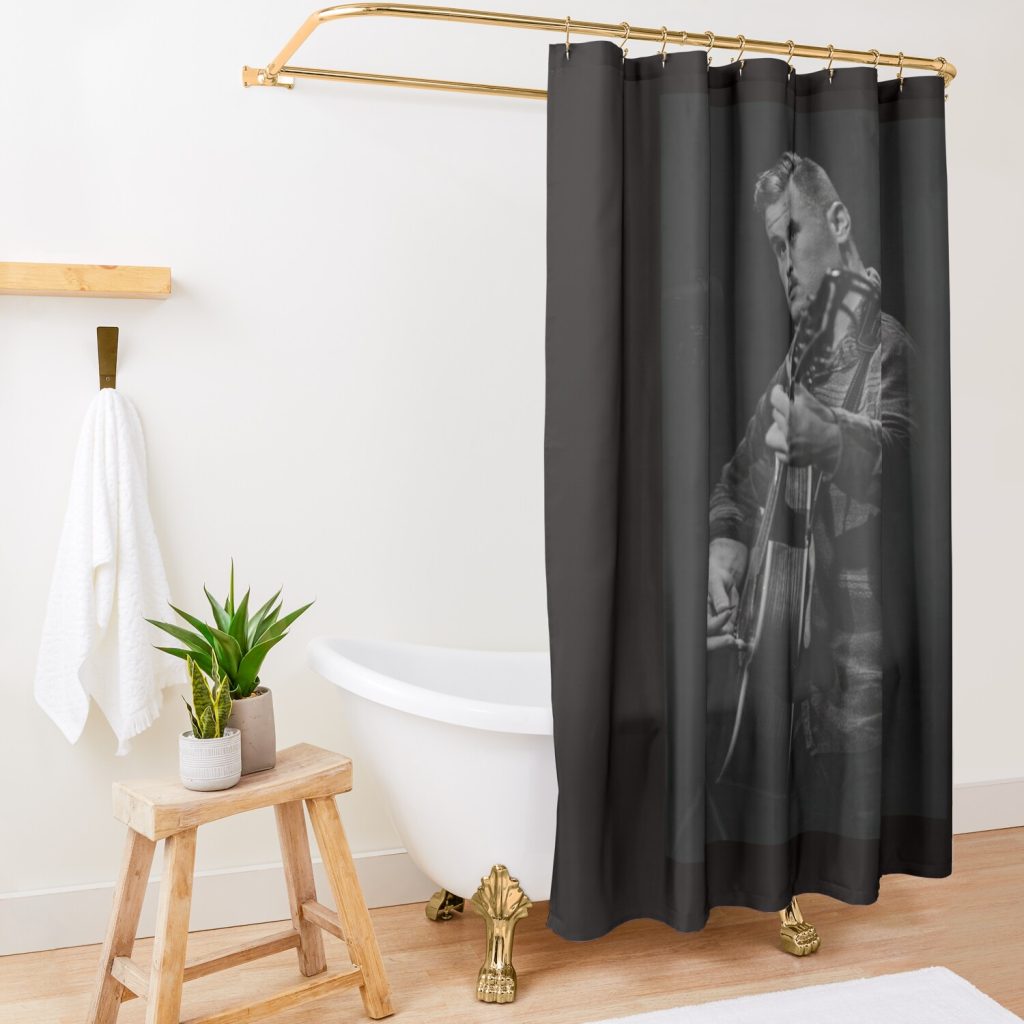 Zach Bryan Shower Curtain Official Zach Bryan Merch